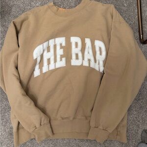 The Bar Tan Sweatshirt